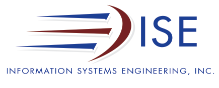 Information Systems Engineering, Inc. Logo (red & blue)