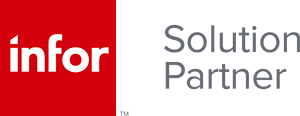 Infor Solution partner logo,