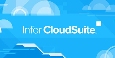 Infor CloudSuite Logo, Abstract of clouds over mountains