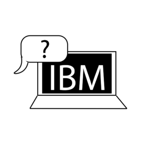 ISE Fresh Desk 'IBM ?' Icon white