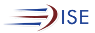 ISE logo (no tagline) in red & blue
