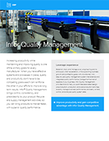 Infor QM document image showing machinery