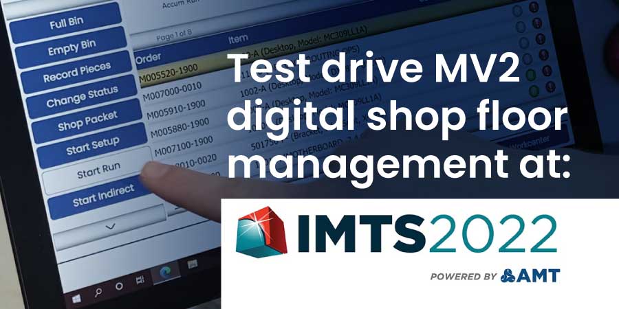 MV2 shop floor management software at IMTS