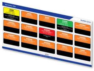 MV2 digital andon boards show work cell status
